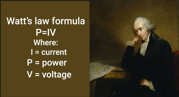 What is Watt's law?