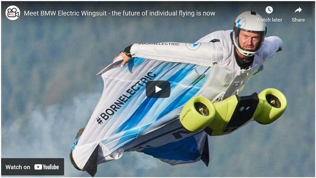 Video of the Day: BMW Electric Wingsuit