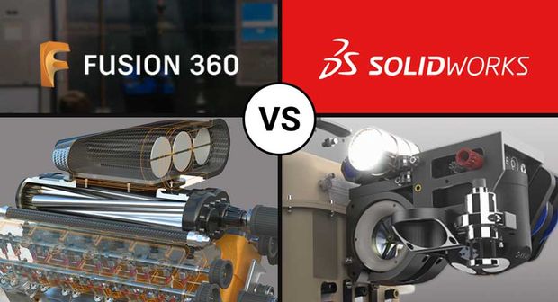Fusion 360 vs SOLIDWORKS: 7 Main Differences
