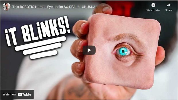 Video of the Day: Freaky Super Realistic Robotic Human Eye