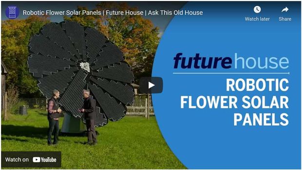 Video of the Day: Flower Solar Panels
