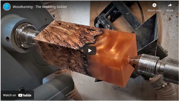 Video of the Day: Woodturning - How To Make a Wooden Goblet