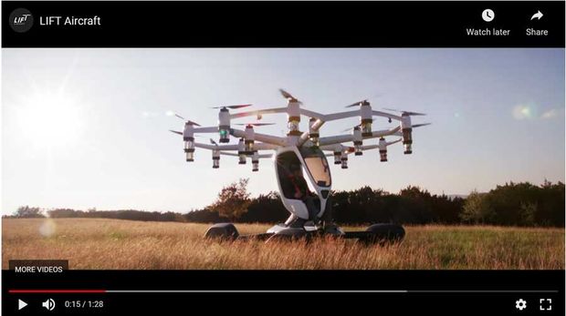 Video of the Day: LIFT Aircraft