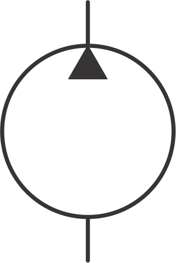 hydraulic symbols - hydraulic pump