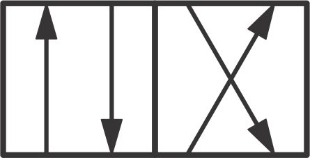 hydraulic symbols - hydraulic direction control valve