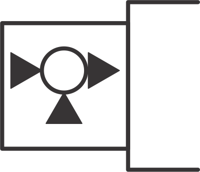hydraulic symbols - servo controlled