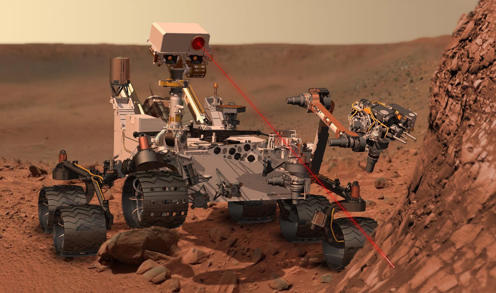 curiosity rover work for nasa