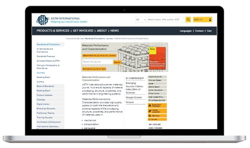 ASTM - a great alternative to matweb