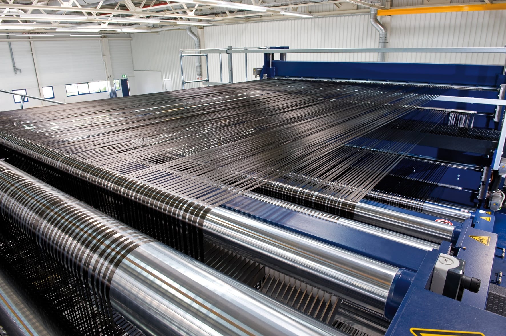 Carbon fibre production in BMW's factory