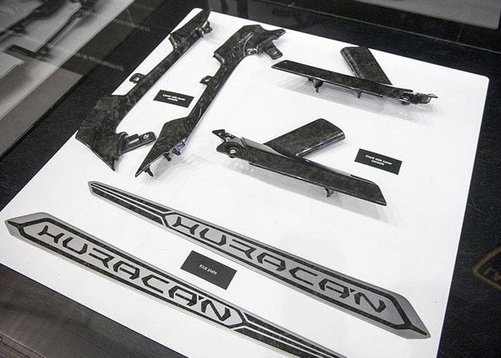 ''Forged Composite'' parts for the Lamborghini Huracán