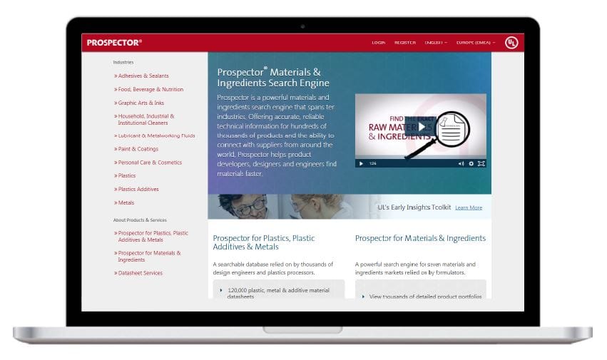 UL Prospector - a great alternative to matweb