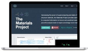 the materials project - material database