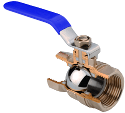 Tameson ball valve sectional view