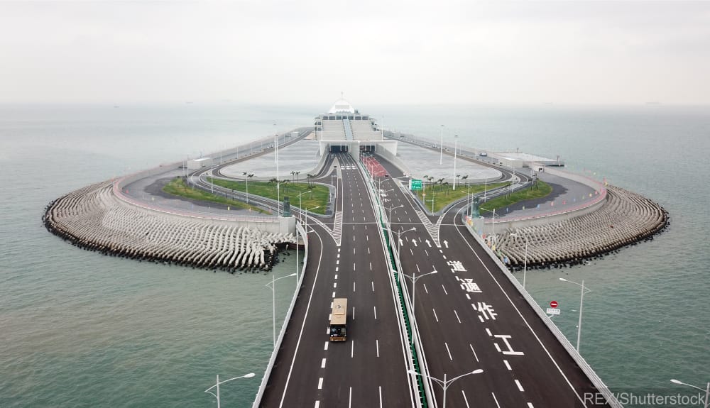 Hong Kong-Zhuhai-Macau Bridge tunnel