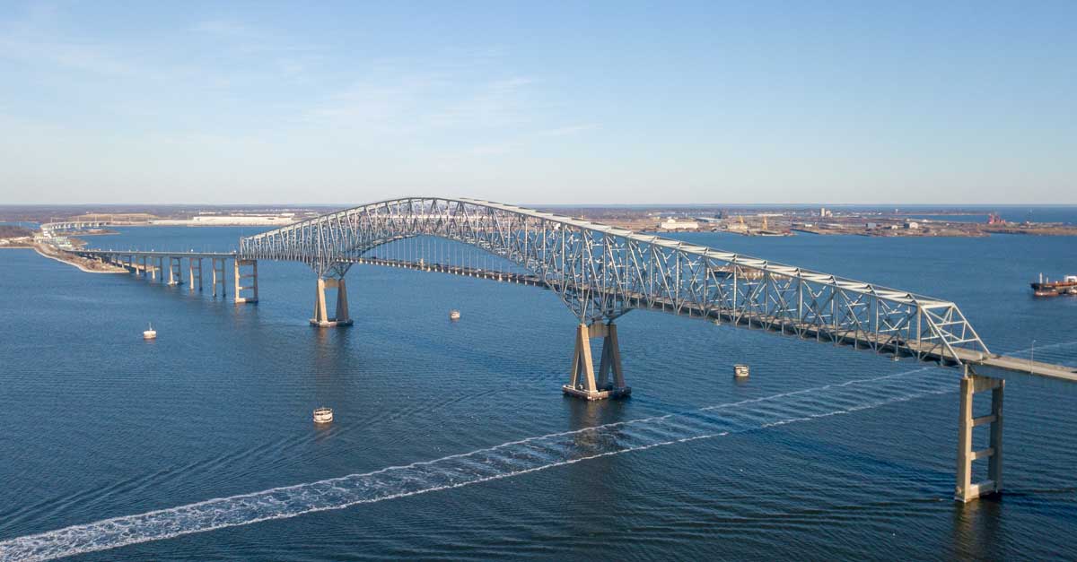 Example of a Truss Bridge: Francis Scott Key Bridge, Baltimore 