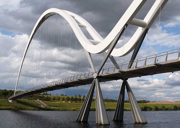infinity bridge in Stockton-on-Tees 