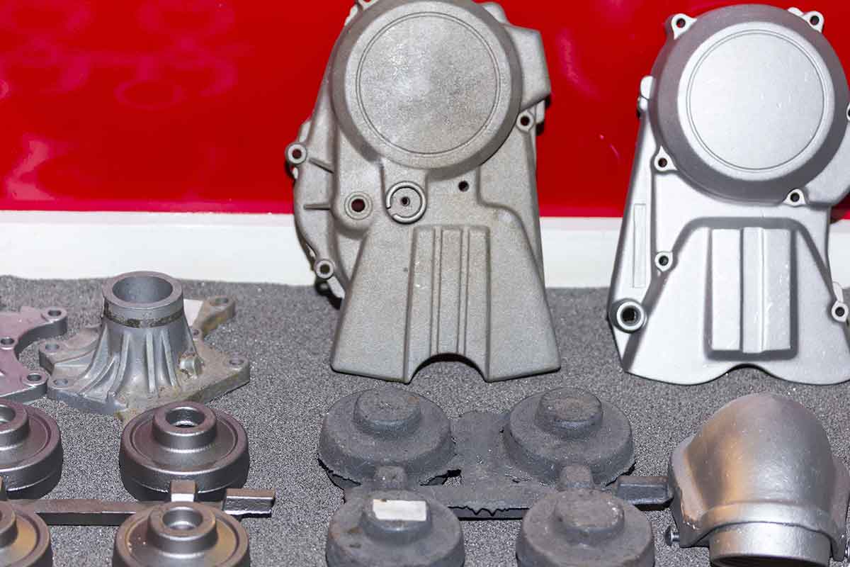 metal parts post shot blasting