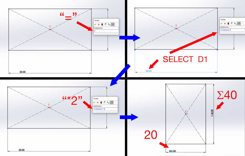 linking units in solidworks (tutorial)