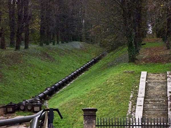Water pipeline where the above equation applies