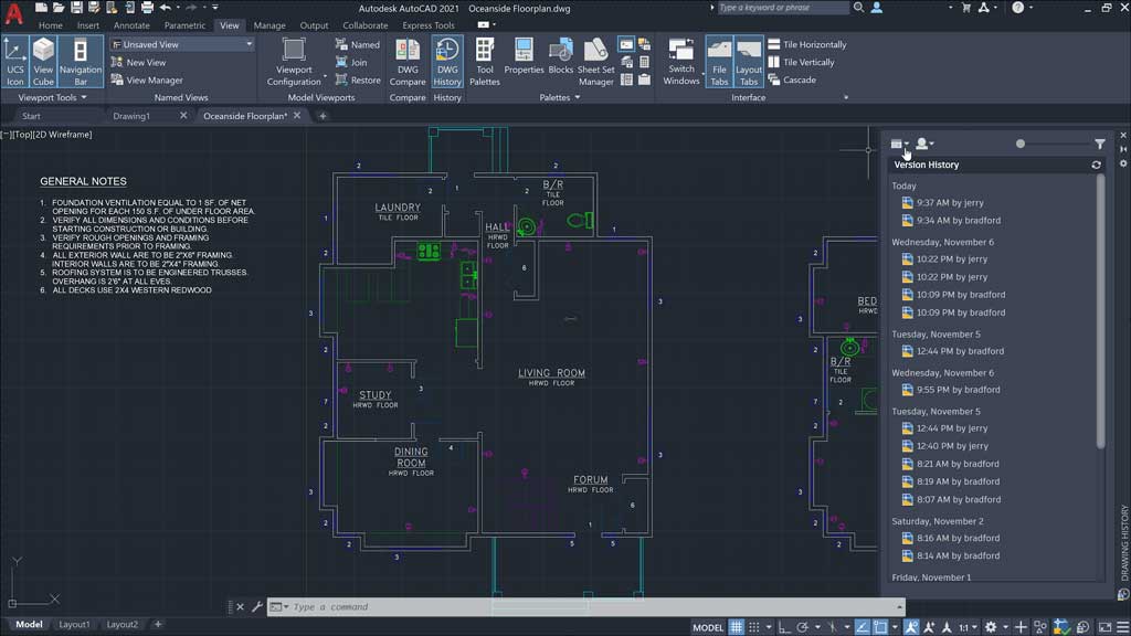 AutoCAD screenshot