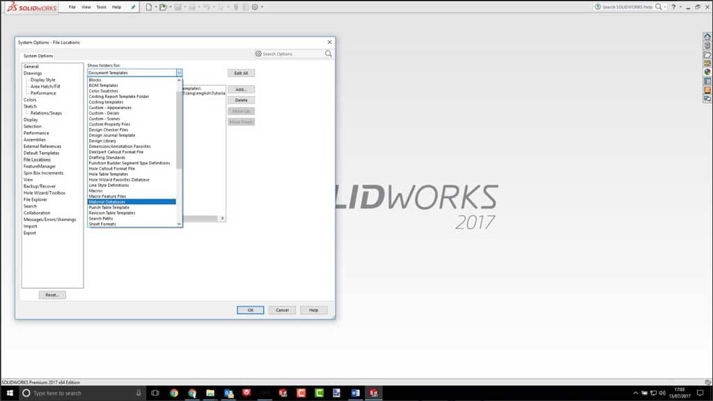 solidworks-material-library