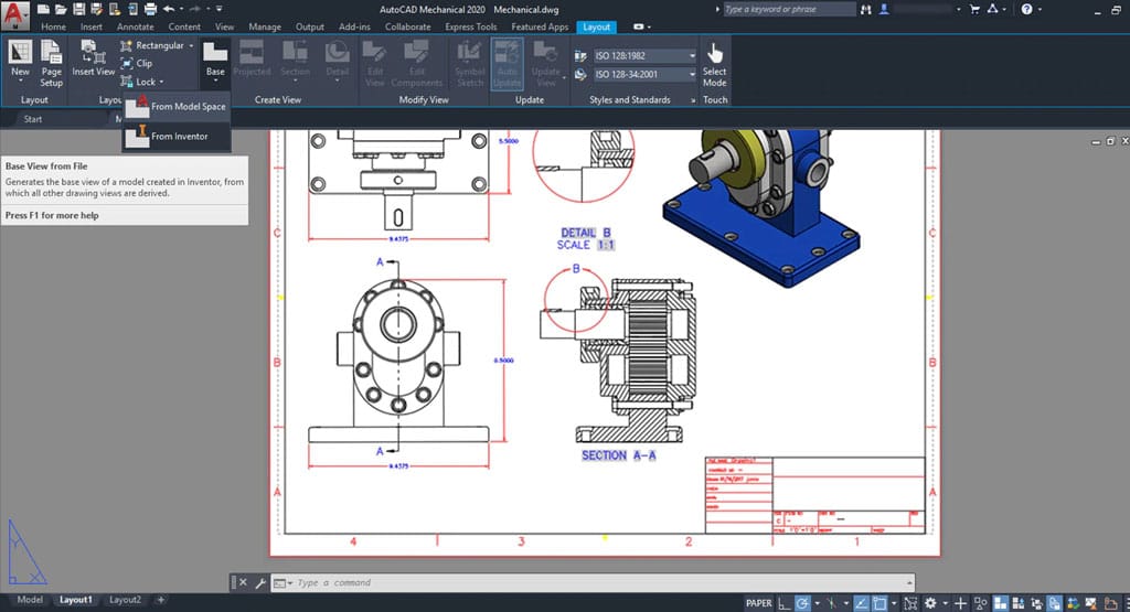 AutoCAD vs AutoCAD LT screenshot