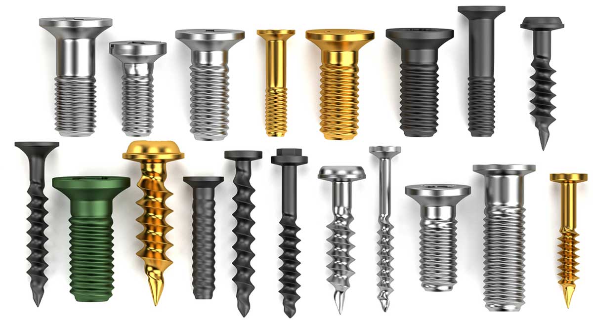 types of screws