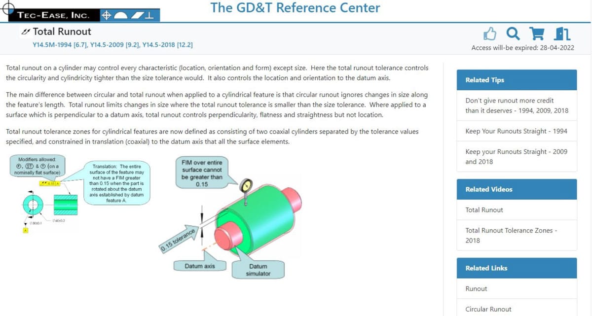 GD&T reference center
