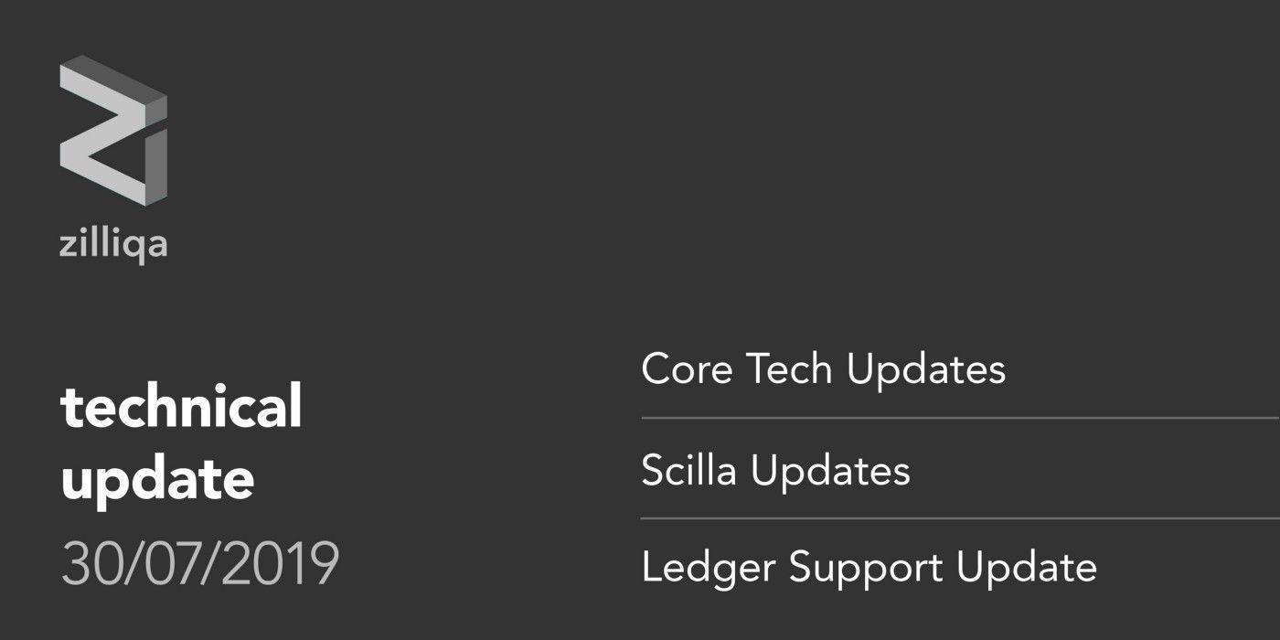 Zilliqa Technical Blog 30 July