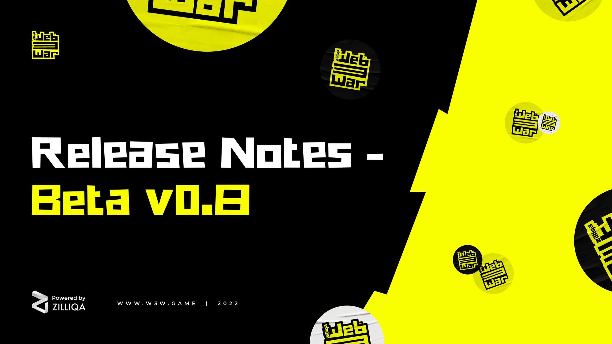 WEB3WAR beta v0.8 release notes