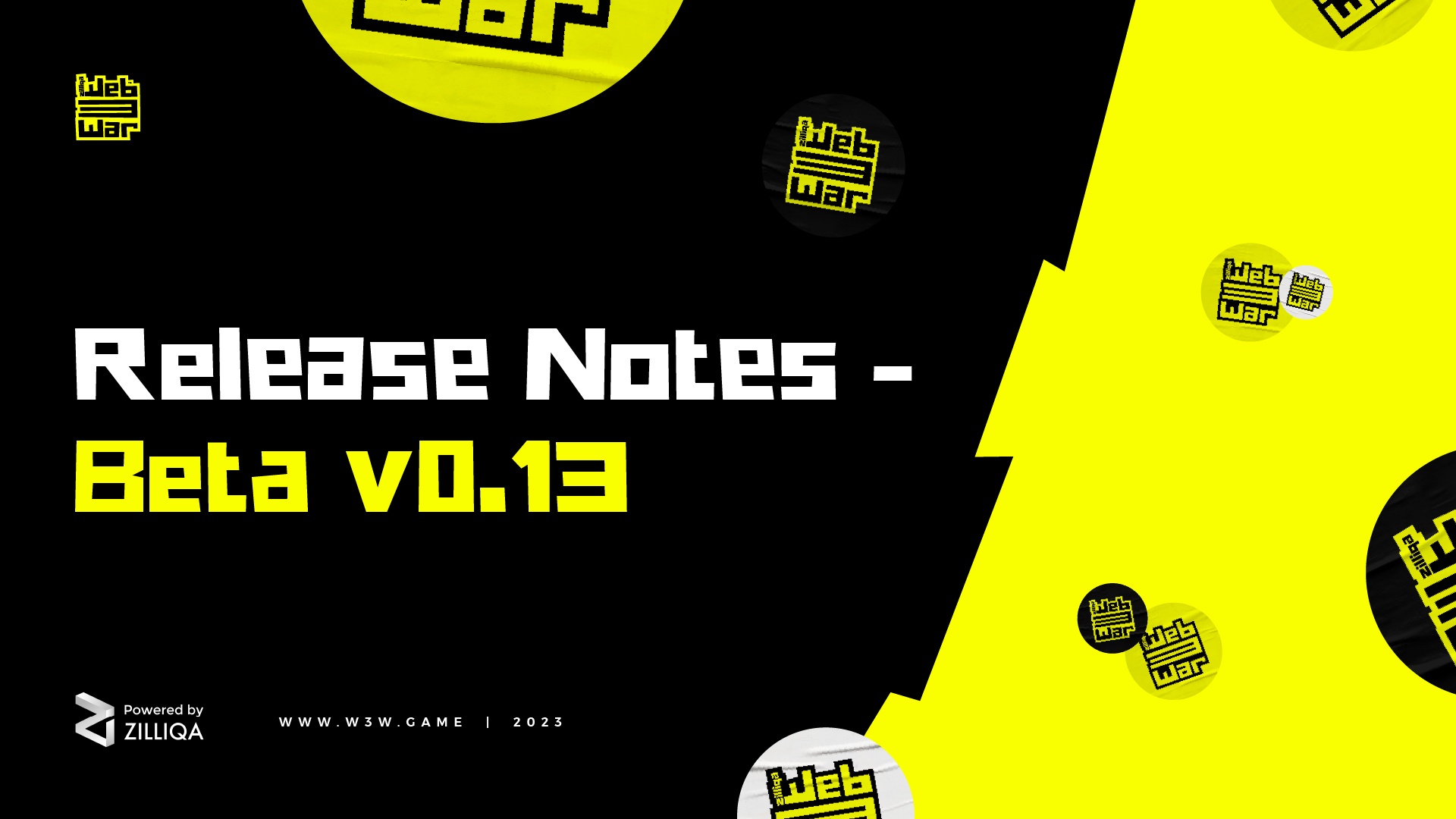 WEB3WAR beta v0.13 release notes