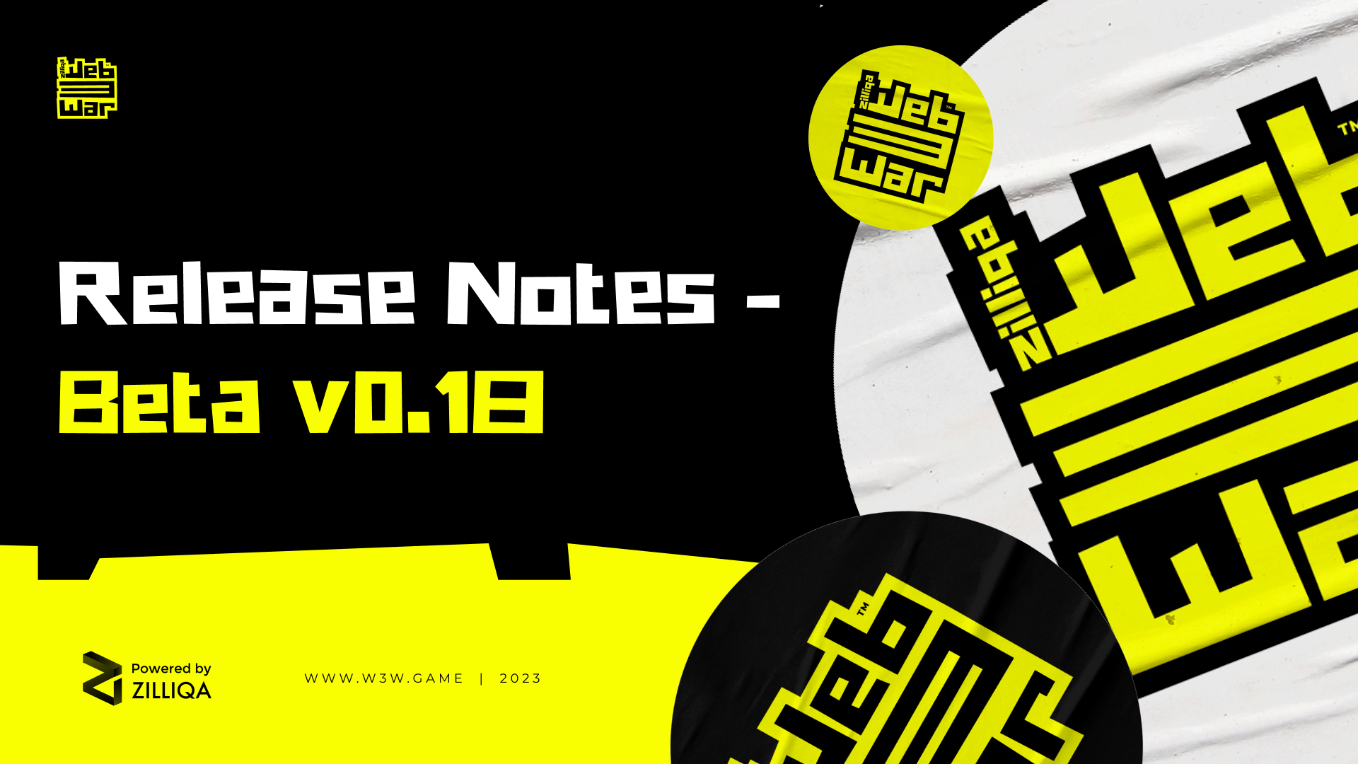 WEB3WAR beta v0.18 release notes