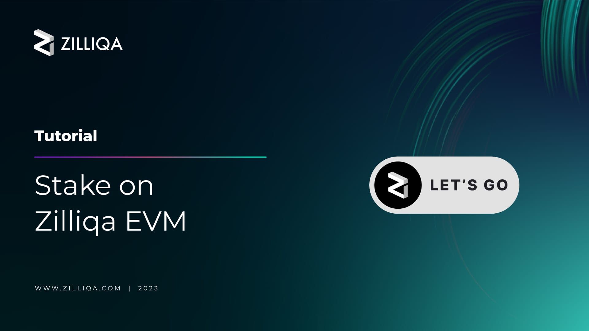 How to stake on Zilliqa EVM