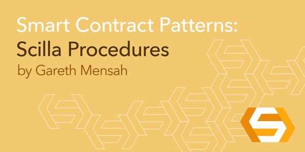 Smart Contract Patterns: Scilla Procedures