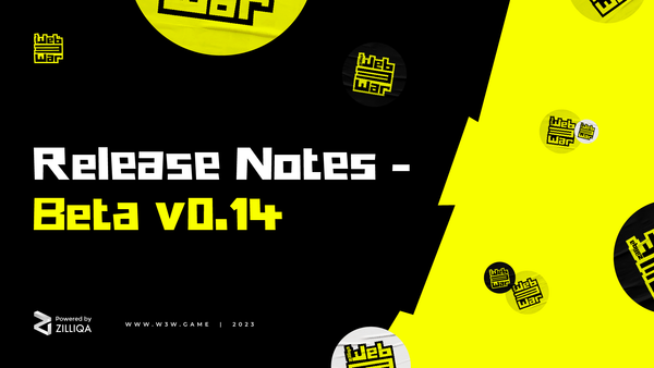 WEB3WAR beta v0.14 release notes