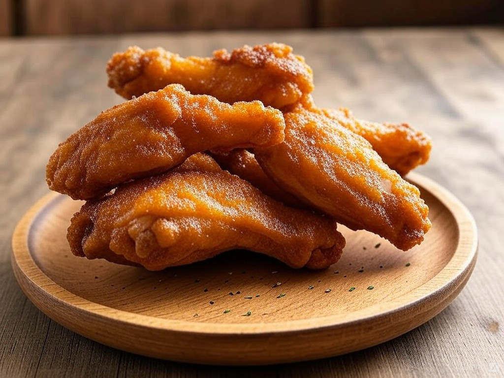 Crispy Coated Chicken Wings