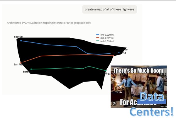 How many interstates hold the US population (If we cram everyone into Mini Coopers)?
