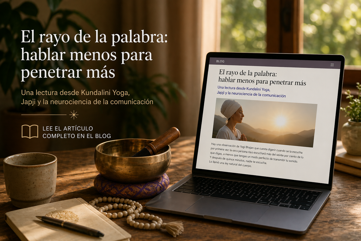 El rayo de la palabra: hablar menos para penetrar más
