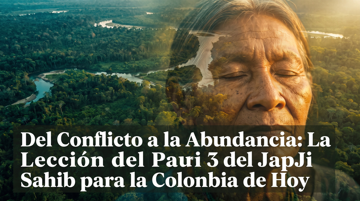 Del Conflicto a la Abundancia: La Lección del Pauri 3 del JapJi Sahib para la Colombia de Hoy