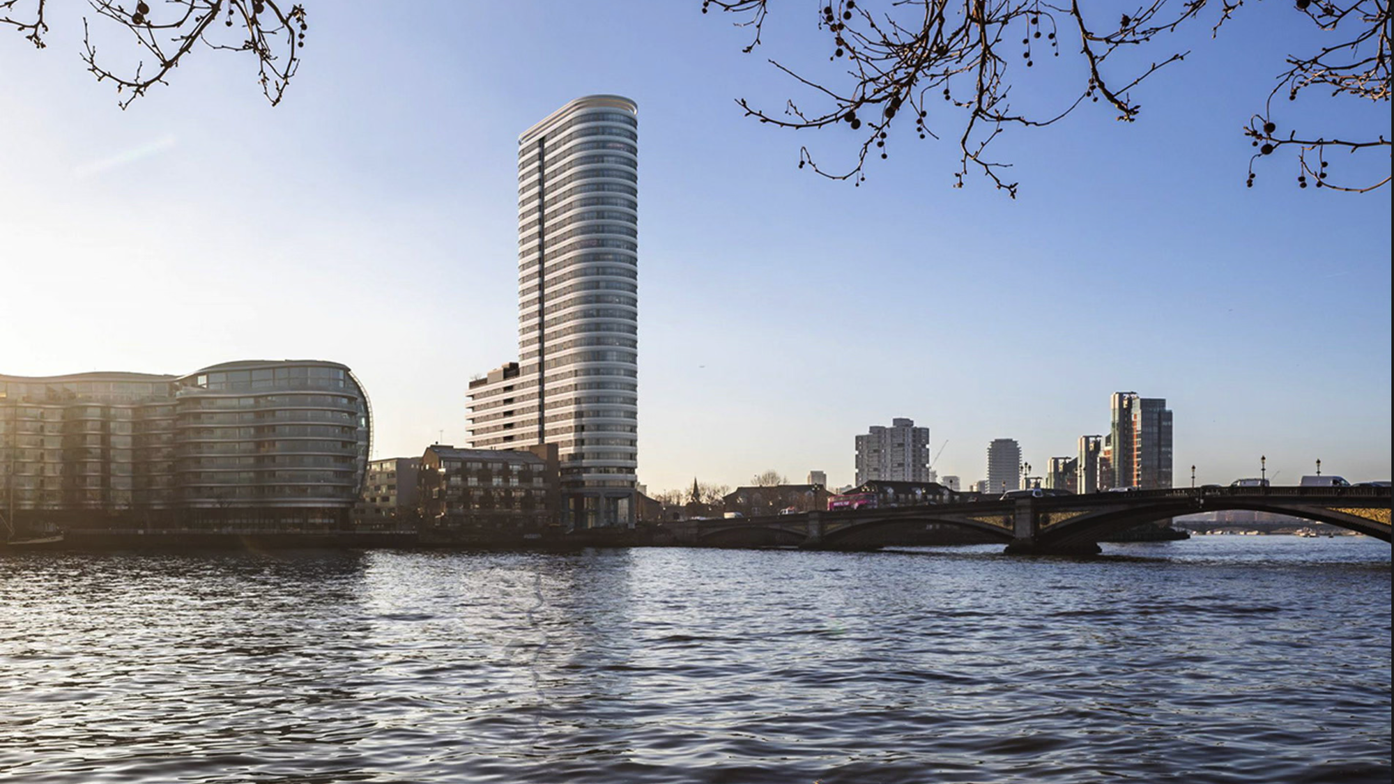 Mick Jagger topples Battersea tower