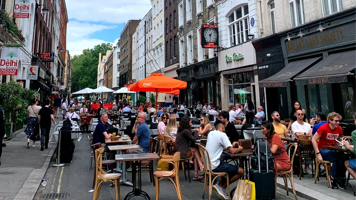 Soho brings back al fresco dining as Khan blasts 'joyless NIMBYs'