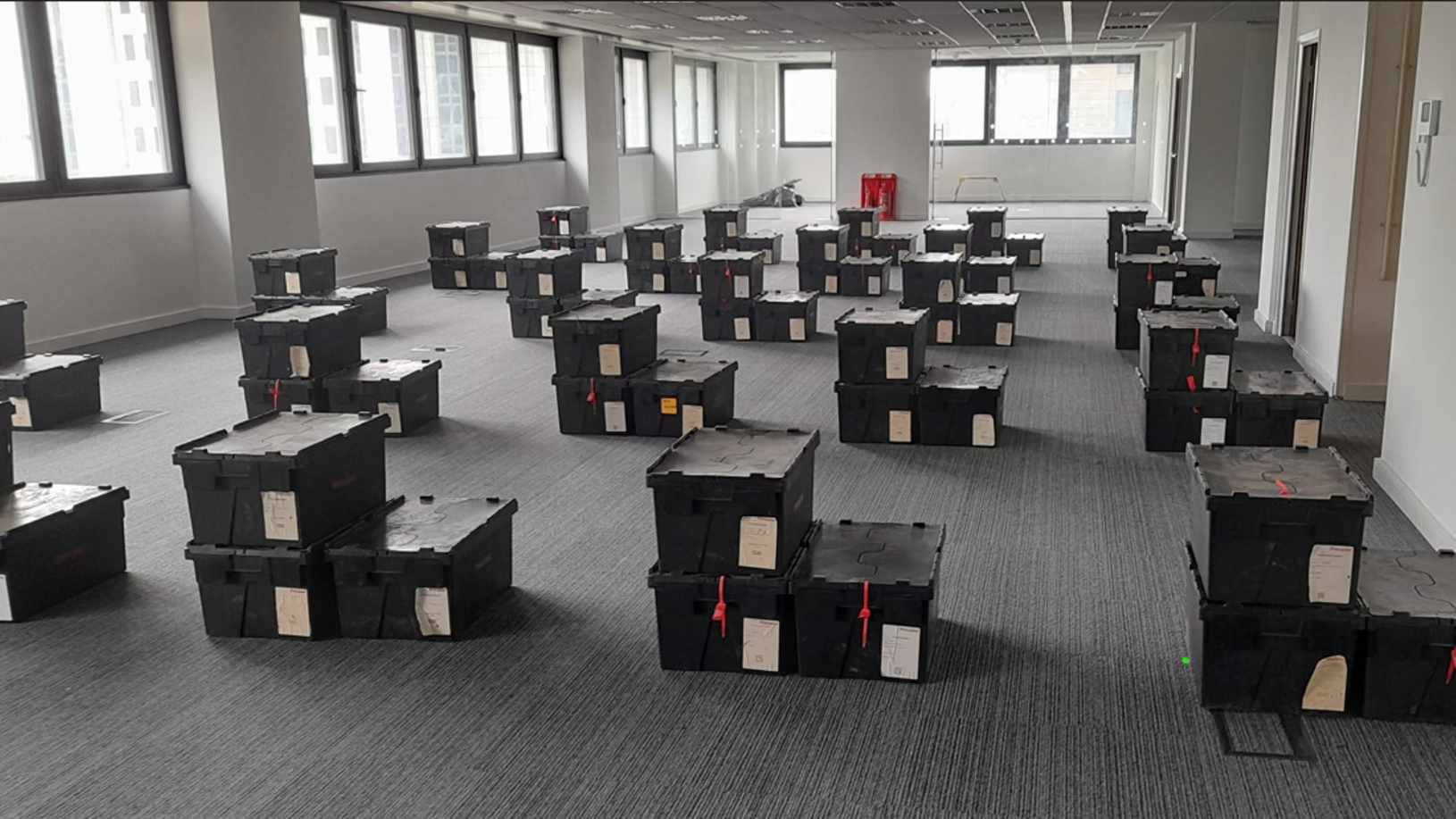 The office secretly using empty boxes to avoid paying tax