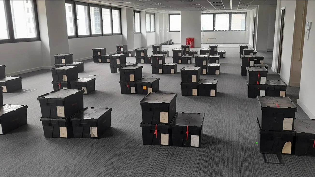 The office secretly using empty boxes to avoid paying tax