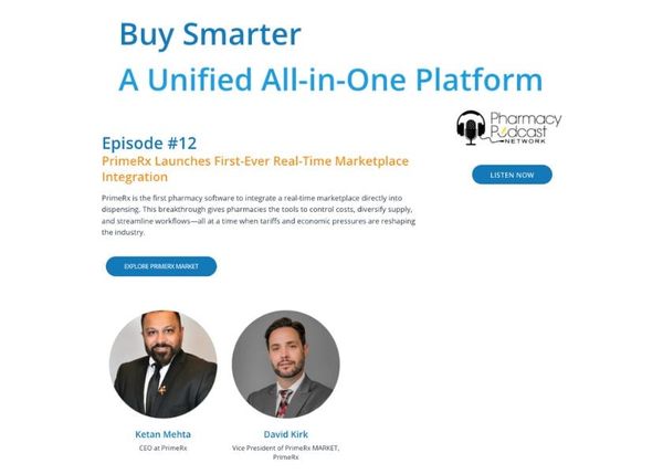 PrimeRx Launches First-Ever Real-Time Marketplace Integration in the Dispensing Workflow