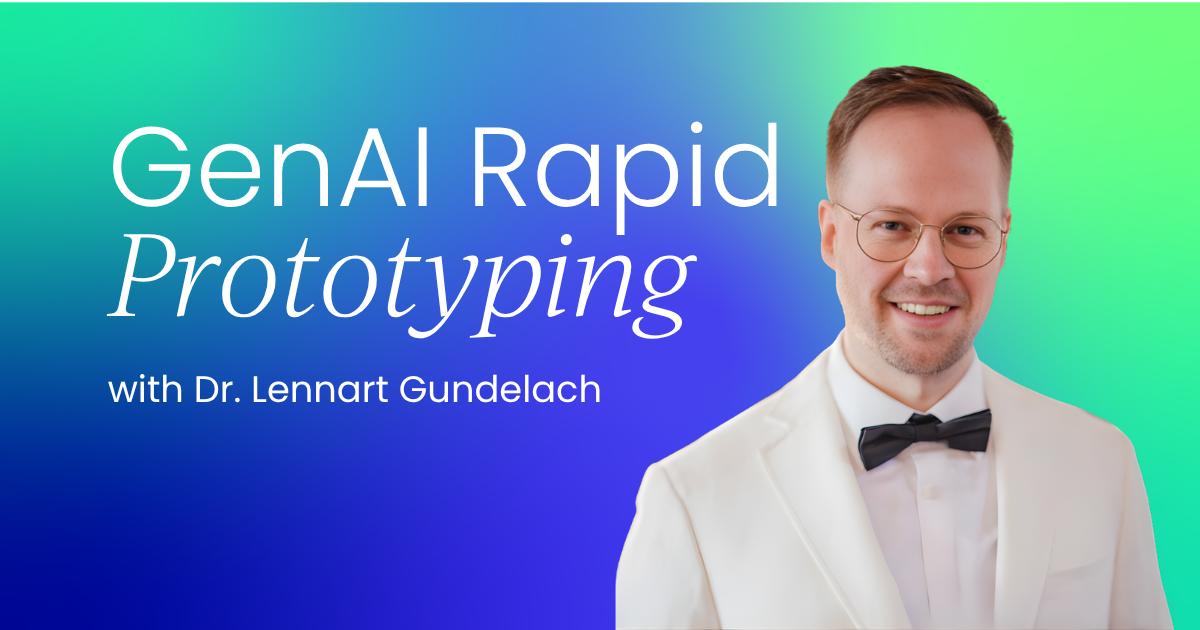 Rapid prototyping with GenAI:   From idea to interactive PoC in days