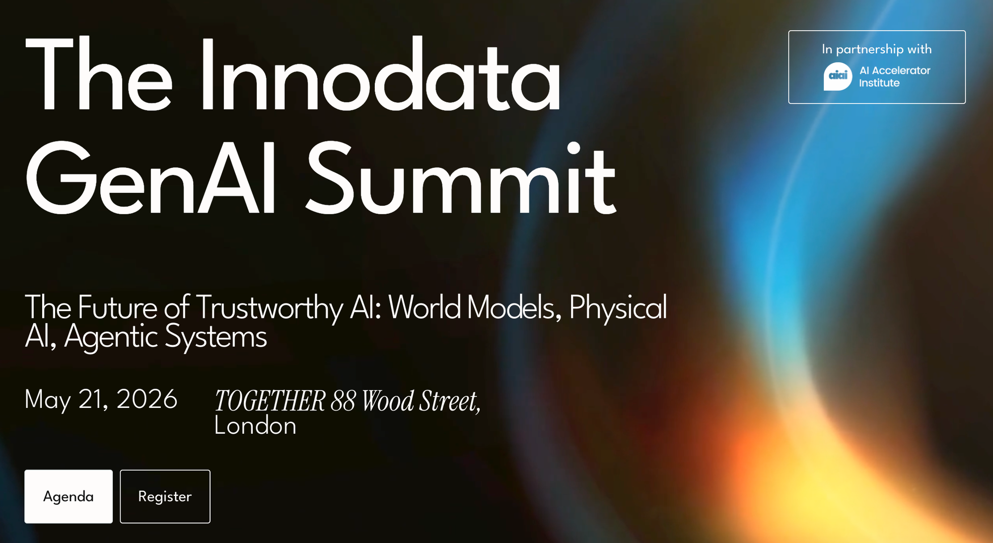 What's shaping frontier AI in 2026?  Find out in London, May 21st