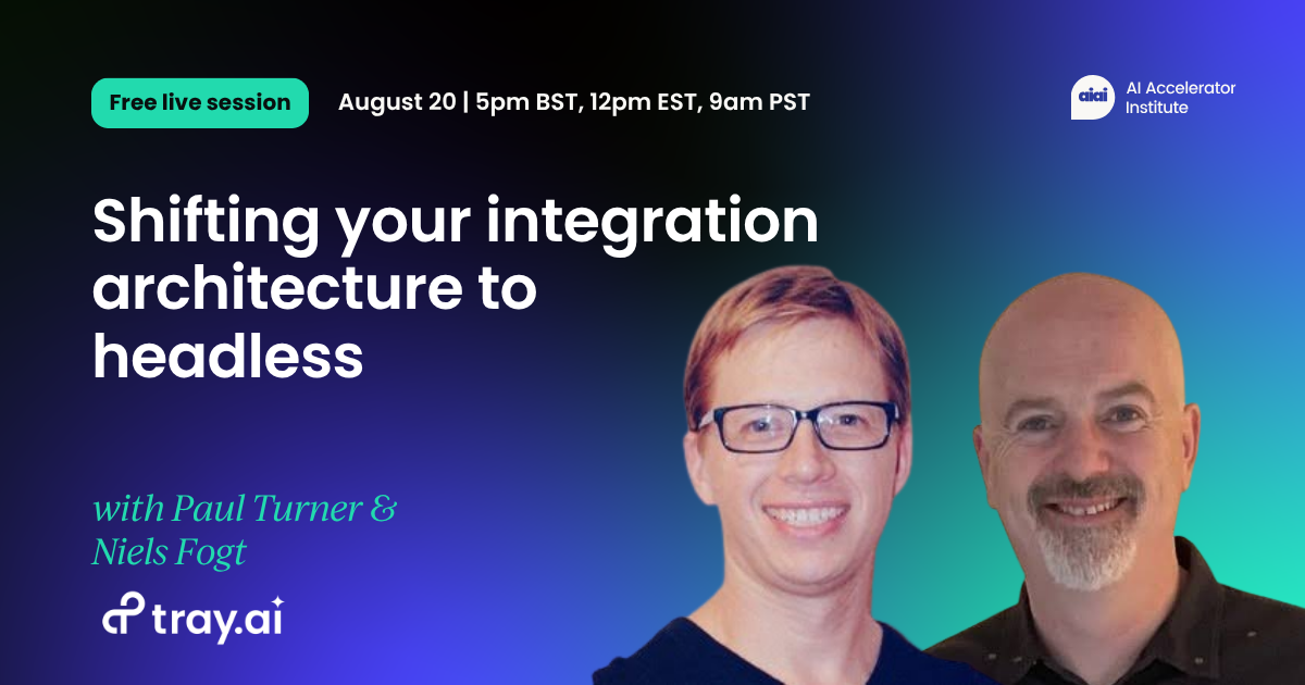 Shifting your integration architecture to headless