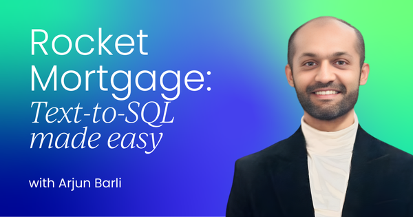 Unlocking the power of data:  How we built text-to-SQL with agentic RAG at Rocket Mortgage