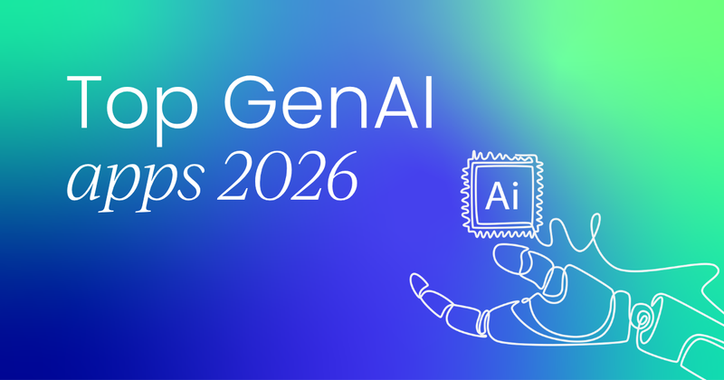 Generative AI apps:  Examples, use cases & top tools in 2026