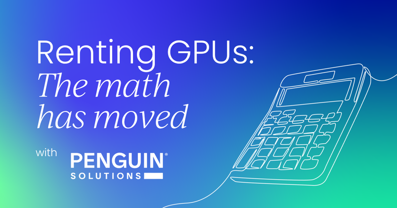 Renting GPUs felt smart in 2023:  The math has moved